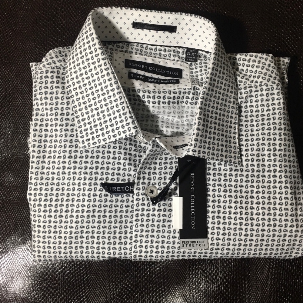 Report Collection Slim Men’s Dress Shirt